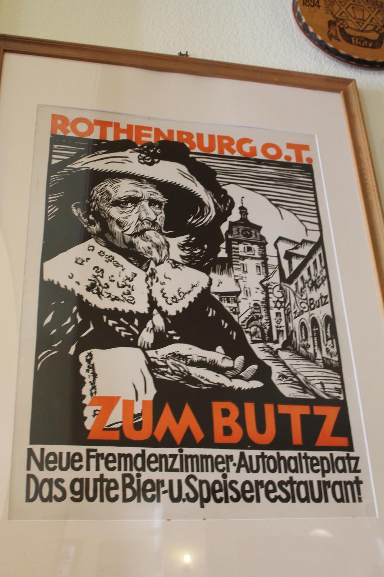 רוטנבורג אוב דר טאובר Gasthof Butz מראה חיצוני תמונה